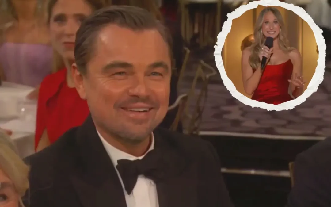 El dardo a Leonardo DiCaprio en la gala de los Globos de Oro: “Has ganado tres Globos de Oro y un Oscar antes de que tu novia cumpla 30 años”
